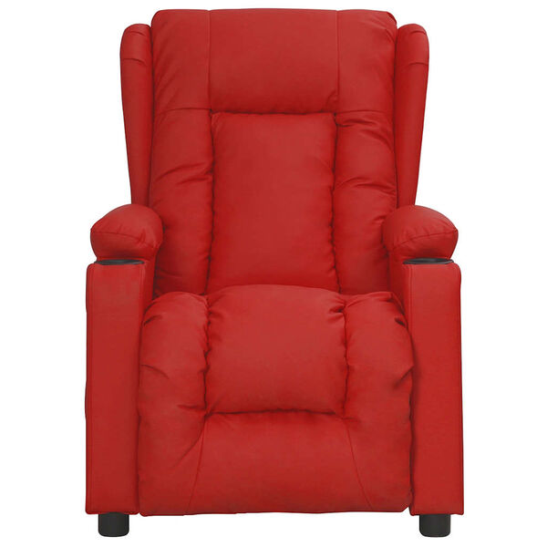vidaXL Fauteuil Rouge bordeaux Similicuir