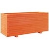 vidaXL Jardini&egrave;re cire marron 110x40x49,5 cm bois de pin massif