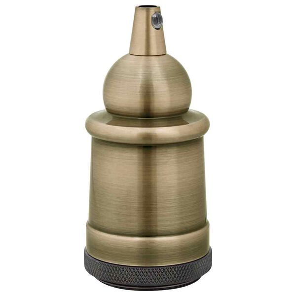 vidaXL Douilles de lampe 2 pcs bronze E27