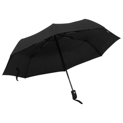 vidaXL Parapluie pliable automatique Noir 95 cm