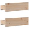 vidaXL Cadre de lit sans matelas avec tiroirs 160x200 cm bois de pin