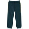 Pantalon de survêtement enfants avec cordon de serrage vert mousse 128