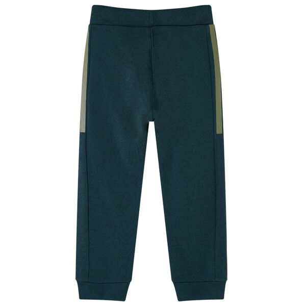 Pantalon de survêtement enfants avec cordon de serrage vert mousse 128