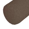 vidaXL Coussins d'accent 2 pcs Marron &Oslash; 25 x 70 cm tissu