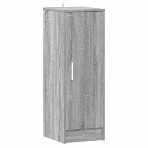 vidaXL Meuble &agrave; chaussures Sonoma gris 32x35x92 cm Bois d'ing&eacute;nierie