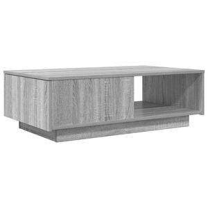 vidaXL Table basse Gris Sonoma 95 x 55 x 31 cm Bois d'ing&eacute;nierie