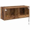 vidaXL Meuble TV mural Bois Ancien 100 x 35 x 41 cm Bois d'ing&eacute;nierie