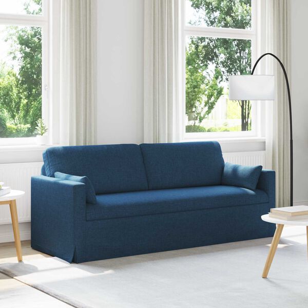 vidaXL Canap&eacute; Bleu Dimensions globales: 198 x 78 x 80 cm (l x P x H)