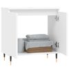vidaXL Armoire de salle de bain blanc 58x33x60 cm bois d'ingénierie
