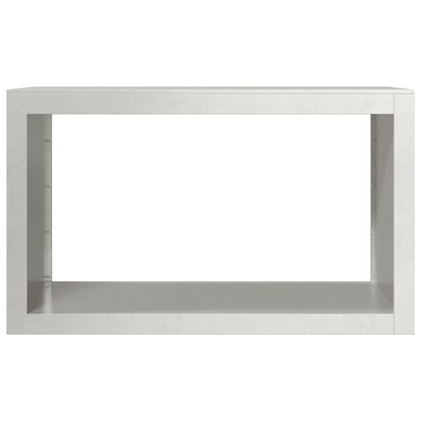 vidaXL Portant de bois de chauffage 100x40x60 cm acier inoxydable