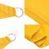vidaXL Voile d'ombrage 160 g/m&sup2; triangulaire jaune 4x5x6,8 m PEHD
