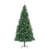 vidaXL Sapin de No&euml;l artificiel Vert 300 cm PVC, m&eacute;tal et plastique