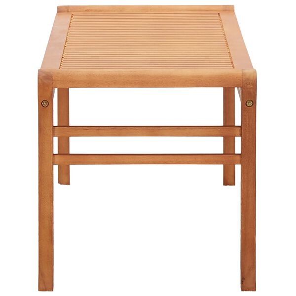 vidaXL Banc de jardin 2 places 120 cm Bois d'eucalyptus solide