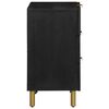 vidaXL Table de chevet noir 50x33x62 cm bois d'ing&eacute;nierie