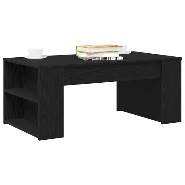 vidaXL Table basse Chêne noir 102 x 55 x 42 cm Bois d'ingénierie