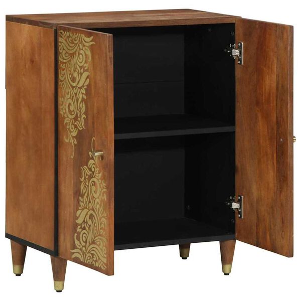 vidaXL Buffet Marron 60 x 33 x 75 cm Bois de mangue massif