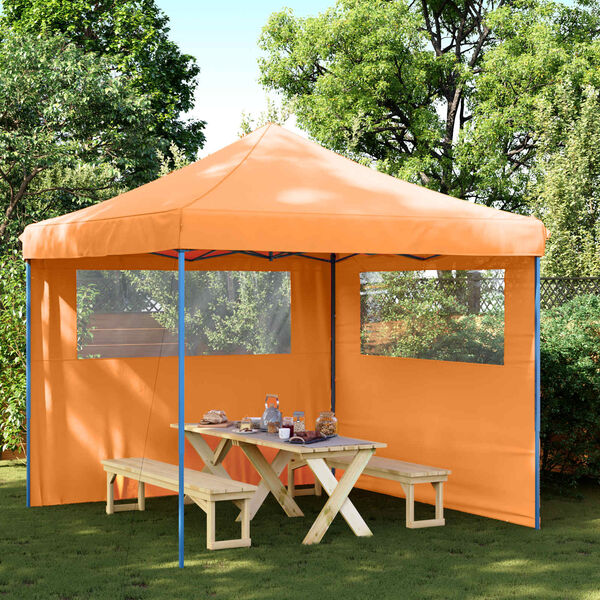 vidaXL Tente de f&ecirc;te Orange 292 x 292 x 315 cm Tissu Oxford