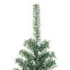 vidaXL Sapin de No&euml;l artificiel avec neige floqu&eacute;e vert 210 cm