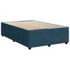 vidaXL Cadre de lit sans matelas bleu 120x200 cm velours