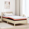 vidaXL Matelas Blanc et Gris 90 x 200 cm Mousse à mémoire de gel