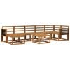 vidaXL Ensemble de canap&eacute;s d'ext&eacute;rieur 8 pcs Naturel