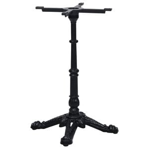 vidaXL Pied de table de bistro noir 52x52x72 cm fonte