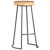 vidaXL Tabourets de bar lot de 2 bois d'acacia massif