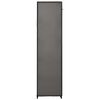 vidaXL Armoire avec compartiments et tiges Gris 150x45x176 cm Tissu