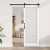 vidaXL Porte int&eacute;rieure ORKDAL Blanc appr&ecirc;t&eacute; 78 x 211 cm