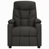 vidaXL Fauteuil Noir Tissu