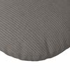 vidaXL Coussins de si&egrave;ge 2 pcs Gris clair &Oslash; 50 cm