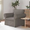 vidaXL Canap&eacute; 60cm Taupe M&eacute;tал