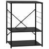 vidaXL Armoire &agrave; four &agrave; micro-ondes Noir 60x39,6x79,5 cm