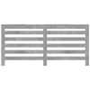 vidaXL Cache-radiateur gris b&eacute;ton 175x20x82 cm bois d'ing&eacute;nierie
