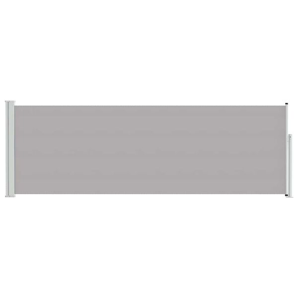 vidaXL Auvent lat&eacute;ral r&eacute;tractable de patio 100x300 cm Gris