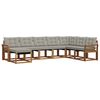 vidaXL Ensemble de canap&eacute;s d'ext&eacute;rieur 8 pc Gris Naturel et Clair