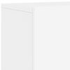 vidaXL Unités murales TV 6 pcs blanc bois d'ingénierie