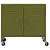 vidaXL Armoire de rangement Vert olive 60x35x56 cm Acier