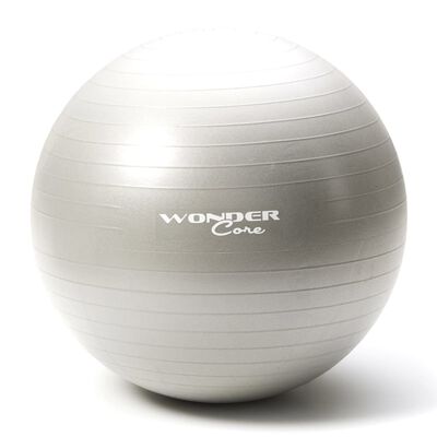 Wonder Core Ballon de gymnastique anti-éclatement 75 cm Gris