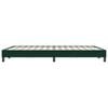 vidaXL Sommier &agrave; lattes de lit sans matelas vert fonc&eacute; 160x220cm