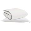 vidaXL Duvet d'hiver avec oreiller 2 pi&egrave;ces Blanc Plume de canard