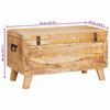 vidaXL Boîte de Rangement 70 x 35 x 40 cm bois de manguier massif