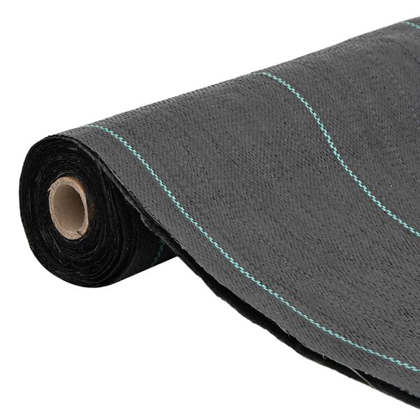 vidaXL Membrane anti-mauvaises herbes noir 0,5x200 m PP
