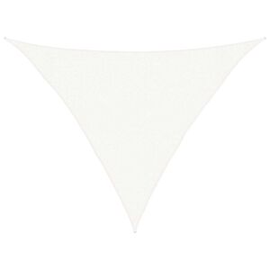 vidaXL Voile d'ombrage 160 g/m&sup2; Blanc 3x3x4,2 m PEHD