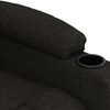 vidaXL Fauteuil inclinable &eacute;lectrique Noir Tissu
