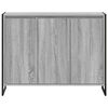 vidaXL Meuble d'appoint Gris Sonoma 96,5 x 30 x 75 cm