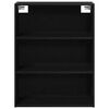 vidaXL Armoire murale suspendue Ch&ecirc;ne noir 69,5 x 32,5 x 90 cm
