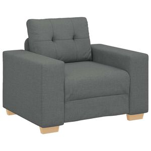 vidaXL Fauteuil Gris fonc&eacute; 100x78x80 cm Tissu