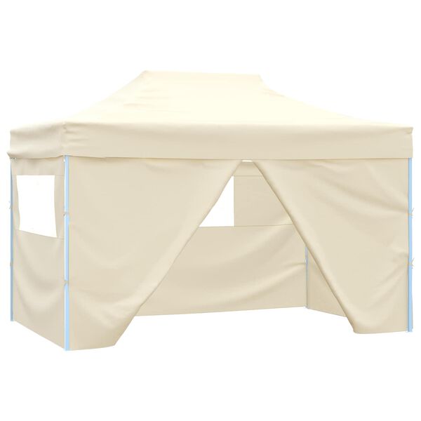 vidaXL Tente de f&ecirc;te Cr&egrave;me 291 x 431 x 315 cm Tissu Oxford