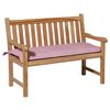 Madison Coussin de banc Panama 180x48 cm Rose p&acirc;le